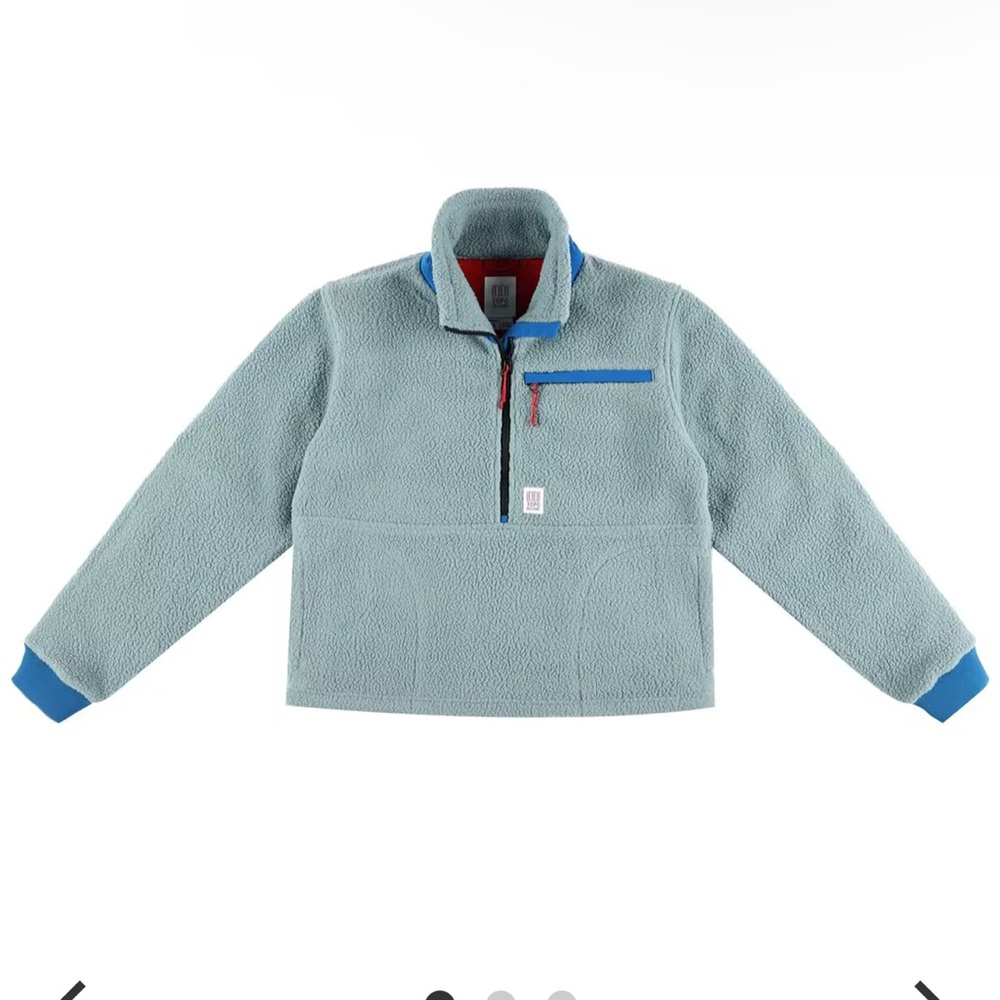 Topo Design Women’s Mountain Fleece - Slate Blue